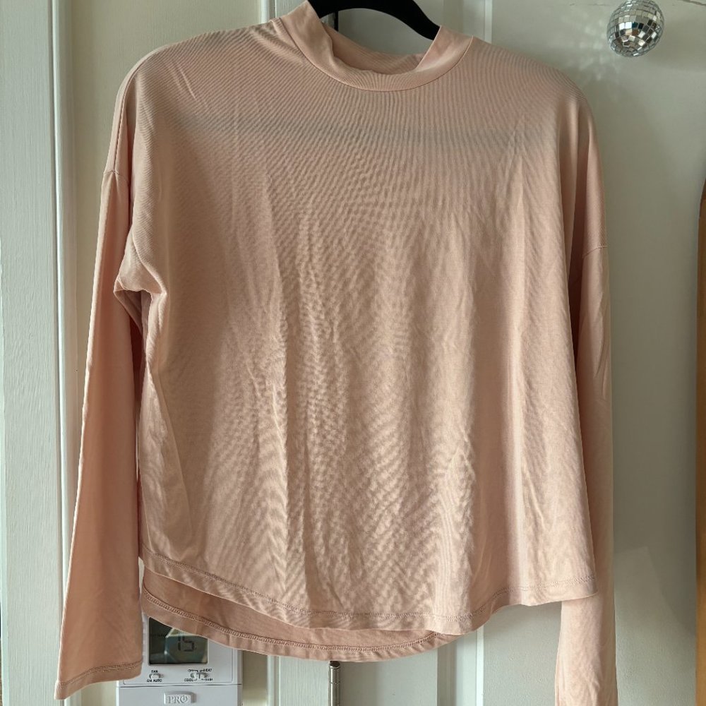 Madewell Sandwashed Mockneck Top